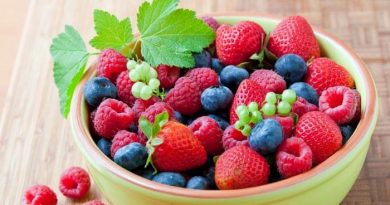 الفراولة والتوت