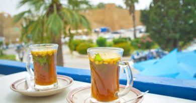 شاي تاي اخضر احمر